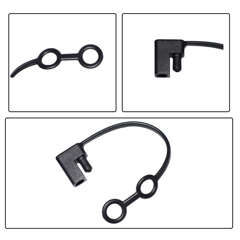 SAE 2 Pin Plug Αντικατάσταση Αδιάβροχη Προστασία Κάλυμμα Καπάκι Top Μαύρο 20τμχ