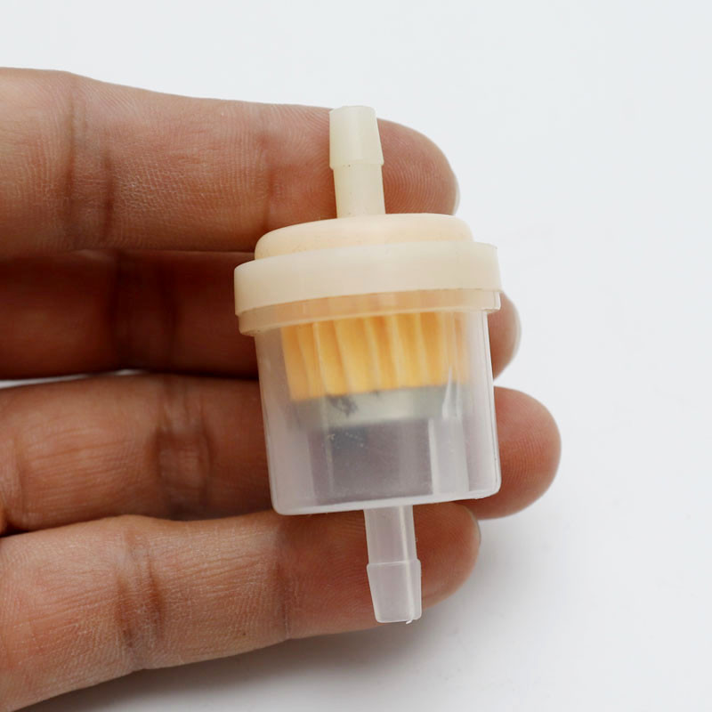 Mootorratta 6 mm gaasi kütusefilter Bensiinitoru voolik + 4 klambrit Moto Roller mustusratas Oranž Punane Sinine Must Kollane