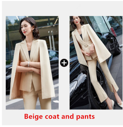 Naiste pidulik töömantel, kontoriülikond, punane jope bleiser, OL-i professionaalne ülikond, sügis/talv, 2022