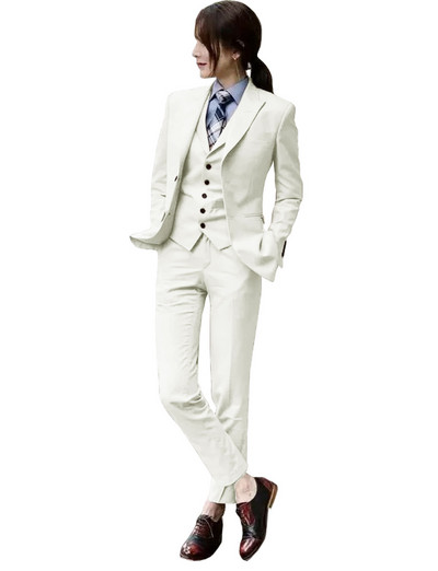 Set de costume slim 3 piese pentru damă, pentru birou de afaceri, pentru damă, jachetă, vestă, pantaloni спортивный костюм женск