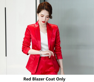 Țesătură de înaltă calitate pentru femei, costume de afaceri formale profesionale, stiluri OL, îmbrăcăminte de birou, set de pantaloni, blazere, toamnă iarnă