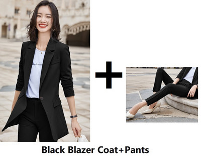 Țesătură de înaltă calitate pentru damă, costume de afaceri profesionale, pentru femei, cu pantaloni și jachete, haine, stiluri OL, blazere