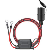 10FT 12V 24V auto sigaretisüütaja emane pistikupesa pikenduskaabel koos aasa klemmiga O-rõnga klemmliidese autoinverteri jaoks