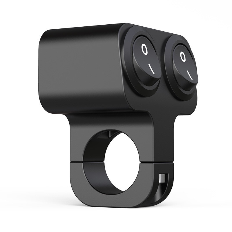 1Gb alumīnija sakausējuma motocikla stūres priekšējo lukturu slēdzis ūdensnecaurlaidīgs slēdzis 12V miglas prožektoru slēdža modifikācijas piederumi