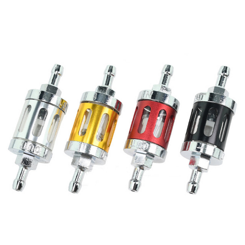 8 mm/0,31" CNC aluminijska legura Staklo Motocikl, plinsko gorivo, benzin, filter ulja, Moto dodaci za ATV Dirt Pit Bike Motocikl