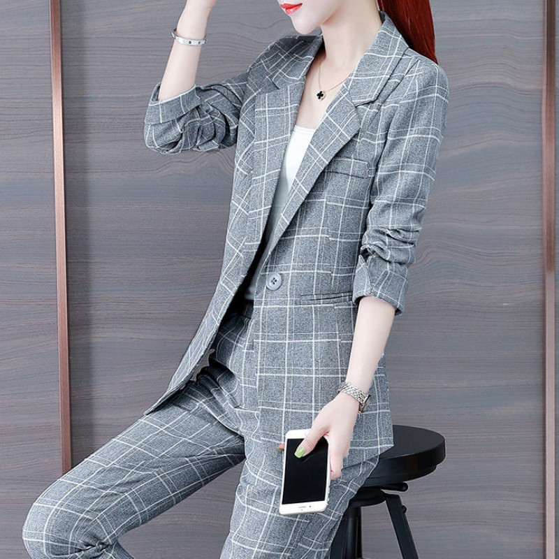 Blazer Suit Παντελόνι Γυναικεία ασορτί σετ Επίσημο κιτ σετ δύο κομματιών μόδας για γυναίκες Πολυτελή παντελόνια γραφείου 2 τεμαχίων 2022