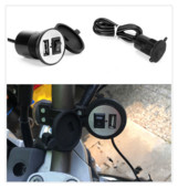 Adaptor de tensiune pentru mașină și motocicletă, priză pentru încărcător USB pentru YAMAHA YZF 600R Thundercat R1 R6 R25 R3 FZ1 FAZER FZS 1000S