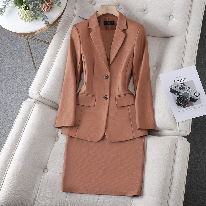 Naviu Παντελόνι Υψηλής Ποιότητας Γυναικείο Επίσημο Σετ Δύο Τεμάχια Συμπεριλαμβάνονται Μπλέιζερ και Παντελόνι Γυναικεία ρούχα εργασίας