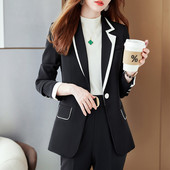 Costume de afaceri pentru femei cu pantaloni și jachete haine stiluri OL din țesătură de înaltă calitate pentru dama blazer profesionist cu pantaloni set de pantaloni