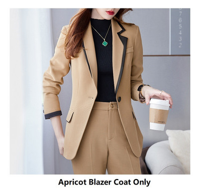 Costume de afaceri pentru femei cu pantaloni și jachete haine stiluri OL din țesătură de înaltă calitate pentru dama blazer profesionist cu pantaloni set de pantaloni