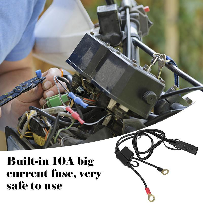 Τερματικό φορτιστή μπαταρίας μοτοσικλέτας προς SAE Καλώδιο γρήγορης αποσύνδεσης Βύσμα εξόδου μπαταρίας μοτοσικλέτας Μπαταρία καλωδίου επέκτασης SAE