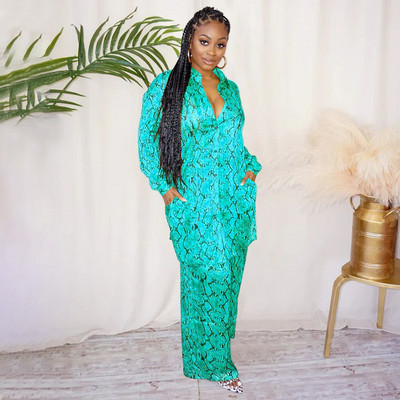 CM.YAYA Streetwear Serpentine Satin naiste komplekt, pikkade varrukatega pikk särk ja lahtised sirged püksid, kaks 2-osalist spordidressi