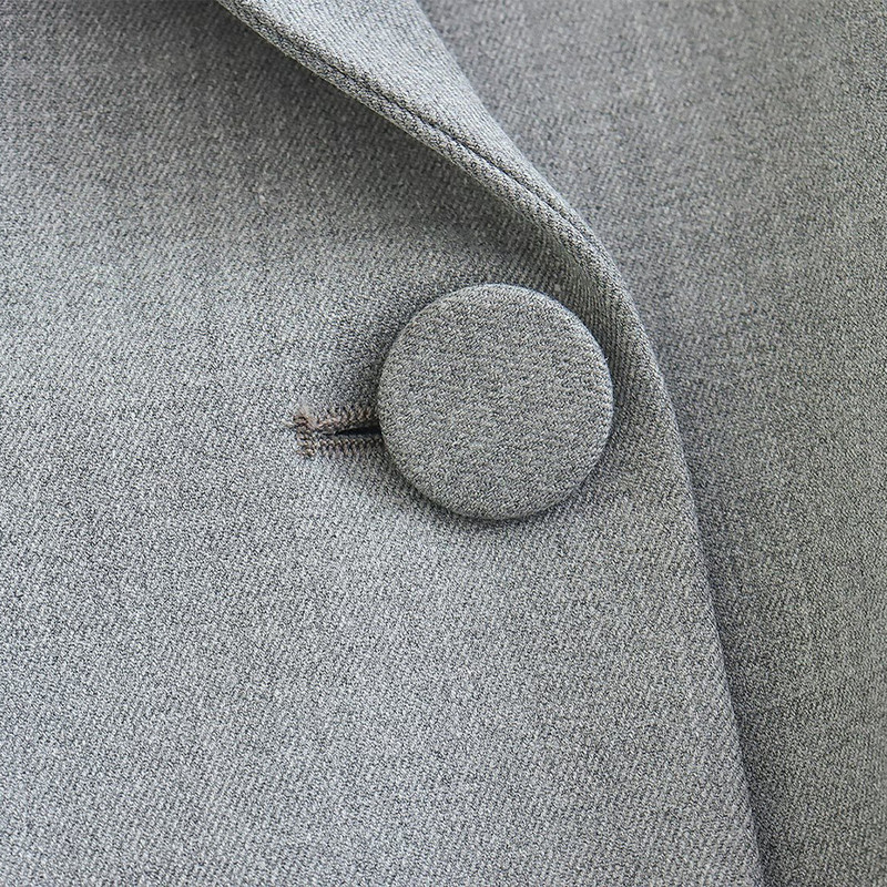 ŽENSKI TRAF Novo jesen 2022. Dvodijelni sako s podstavljenim gumbima Temperamentni ženski vintage sako 8308586