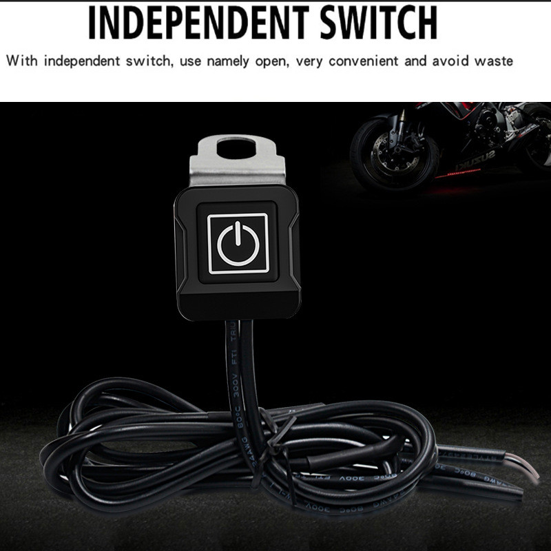 Vodootporan 12V motociklistički QC3.0 adapter s dva USB priključka za punjač s digitalnim voltmetrom za pametne telefone, tablete i GPS