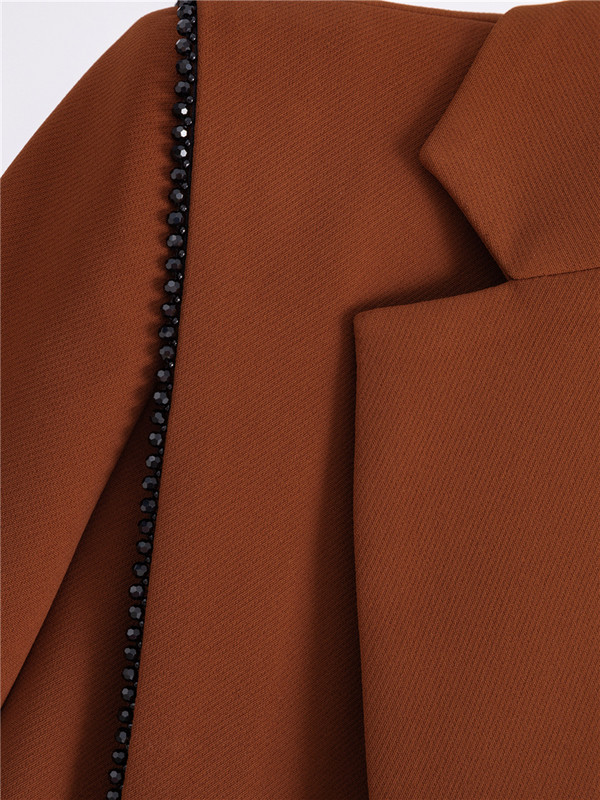 Ženski blejzer odijela, set od 2 komada, jesen 2022., uredski dame s dvostrukim kopčanjem, formalni elegantni kompleti odijela s hlačama, kompleti sakoa i hlača