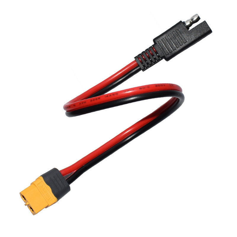 3,3 jalga 14 AWG XT60 pistik SAE pistiku pikenduskaabliga (14AWG XT60 SAE pistikuga) 1,0 jalga/0,3 m