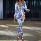 Costum de modă, temperament de primăvară și toamnă, costum pentru petrecere a timpului liber, pantaloni, set din două piese, costum pentru femei, set de blazer pentru femei, pentru birou, afaceri