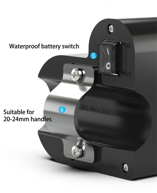 Μοτοσικλέτα Quick Charge Διπλή USB 5V 3.1A/1.5A Φορτιστής Μοτοσικλέτας Ψηφιακό ρολόι LED Voltmeter Αδιάβροχο κάλυμμα USB