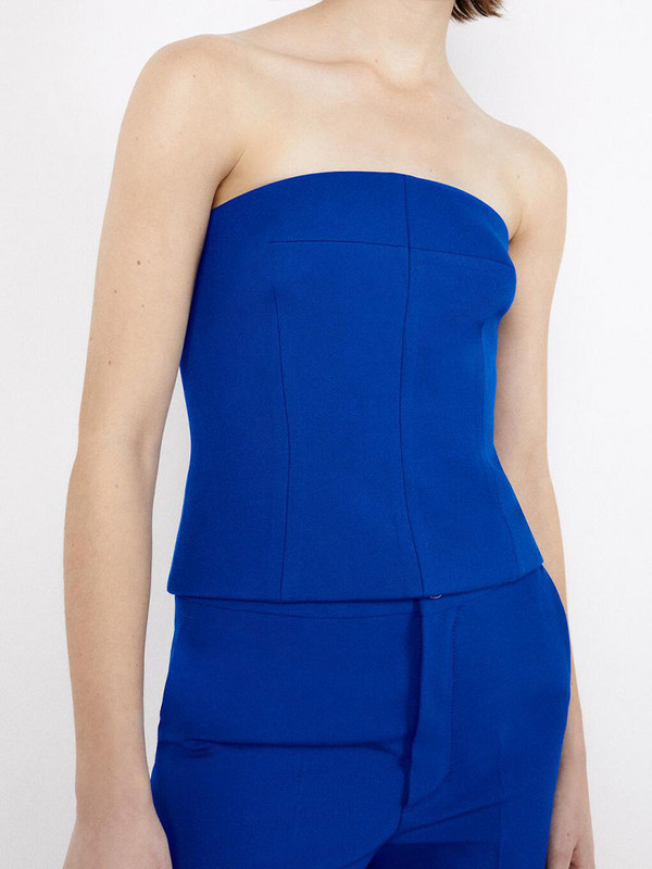 Ανοιξιάτικο νέο γυναικείο ευέλικτο μπλέιζερ με διπλό στήθος με ίσιο λαιμό και ίσιο μπλέιζερ με ψηλή μέση