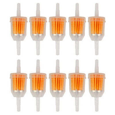 5/10 τμχ Φίλτρο λαδιού ποδηλάτου βρωμιάς αυτοκινήτου Φίλτρο υγρού καυσίμου βενζίνης βενζίνης για μοτοσικλέτα σκούτερ 6 mm ή 8 mm εσωτερική διάμετρος σωλήνα