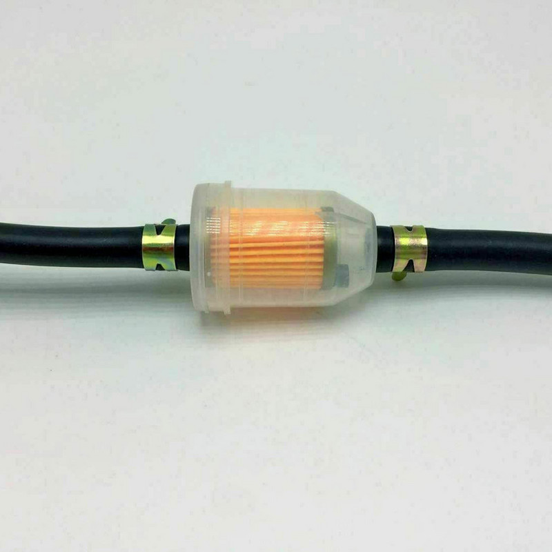 5/10 τμχ Φίλτρο λαδιού ποδηλάτου βρωμιάς αυτοκινήτου Φίλτρο υγρού καυσίμου βενζίνης βενζίνης για μοτοσικλέτα σκούτερ 6 mm ή 8 mm εσωτερική διάμετρος σωλήνα