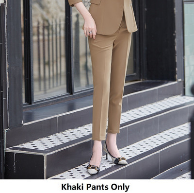 Naised Professionaalsed ärirõivad Vormiriietus Disainid Pükskostüümid Pidulik OL Sügistalv Naiste Kontor bleiserid Pükstekomplekt