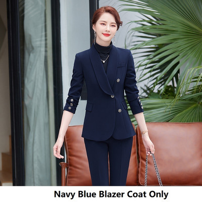 Naised Professionaalsed ärirõivad Vormiriietus Disainid Pükskostüümid Pidulik OL Sügistalv Naiste Kontor bleiserid Pükstekomplekt