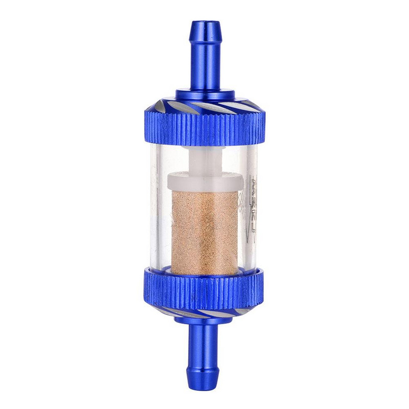 Asenduskütusefilter Praktiline vastupidav mootorratta kütteõlifilter Bensiinitoru eraldaja muruniiduki traktori mootorrattale