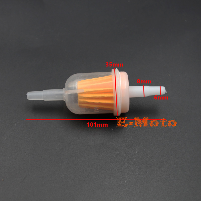 6mm 8mm Filtre de combustibil pe benzină mici în linie Motor de mașină Furtun în linie de benzină 1/4" 5/16" Nou E-Moto