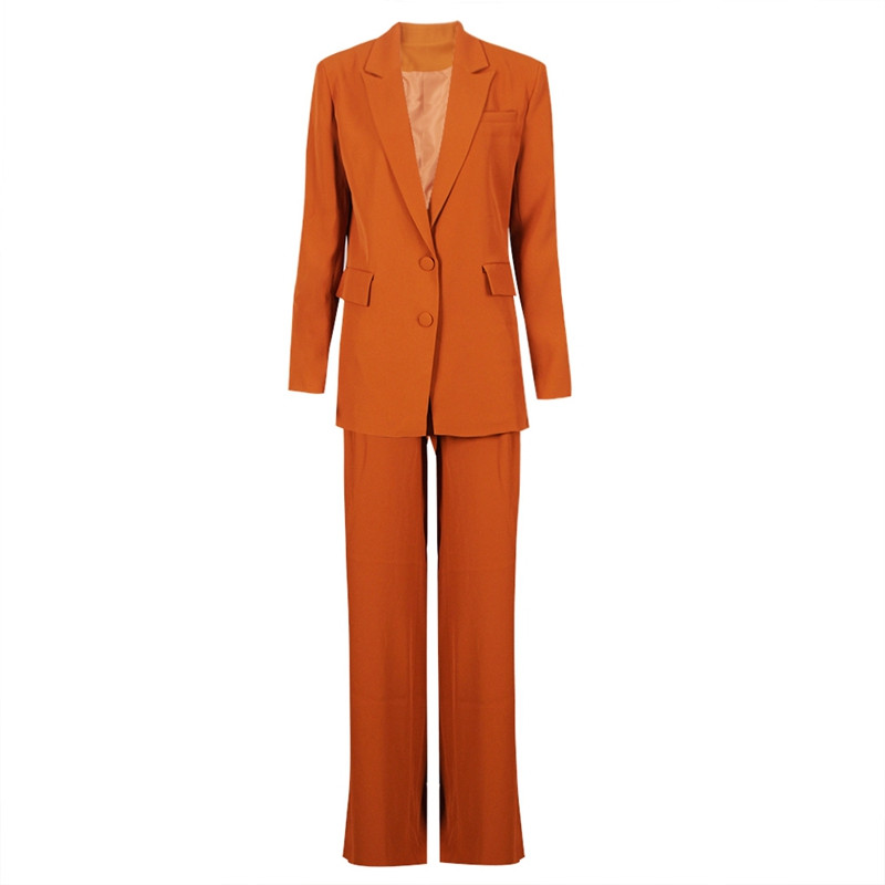 MSMUSI 2023, noua moda pentru femei, cu rever dublu, set de două piese, pantaloni lungi, cu mâneci lungi, pentru petrecere, costum