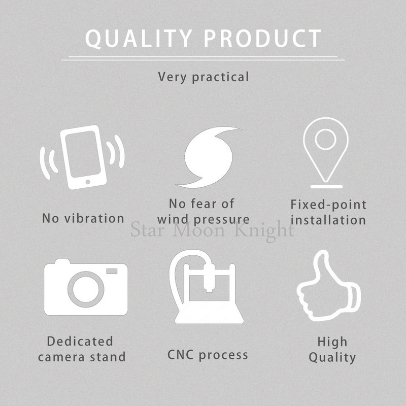 Mootorratta tarvikud Salvestihoidik GoPro kaamerale Bracket CamRack BMW R1200RT R 1200 RT R1250RT R 1250 RT 2014 jaoks - sees