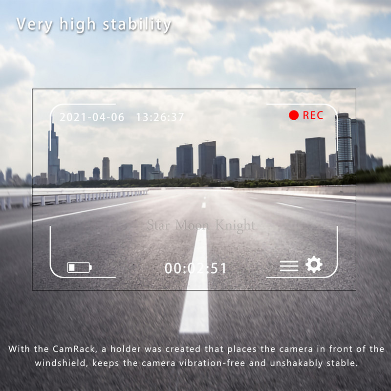 Mootorratta tarvikud Salvestihoidik GoPro kaamerale Bracket CamRack BMW R1200RT R 1200 RT R1250RT R 1250 RT 2014 jaoks - sees