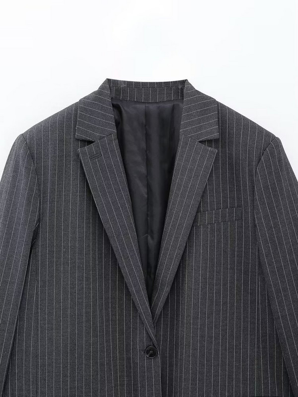 TRAF 2023, primăvară, în dungi, pentru femei, pentru birou, pentru damă