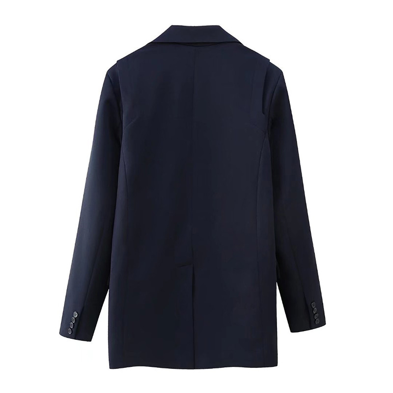 WXWT 2023, la modă pentru femei, elegantă, de culoare solidă, îmbrăcăminte de birou, blazer largi, cu pantaloni lungi cu talie înaltă, ansambluri pentru femei