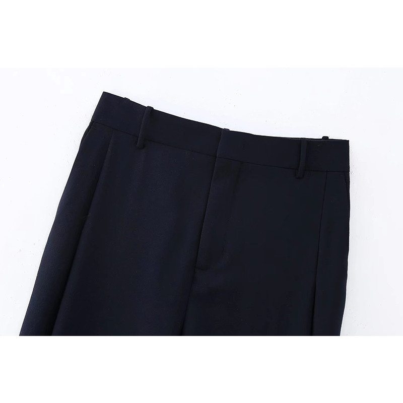 WXWT 2023, la modă pentru femei, elegantă, de culoare solidă, îmbrăcăminte de birou, blazer largi, cu pantaloni lungi cu talie înaltă, ansambluri pentru femei