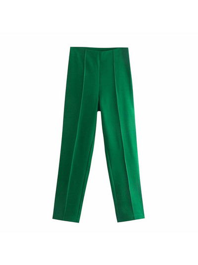 Nlzgmsj ZBZA Žene 2023. Ženski set odijela s džepovima i ukrasnim sakoom Elegantni uredski ženski komplet od 2 komada sako i hlače 202307