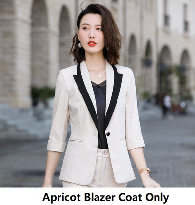 Costume de afaceri formale pentru femei, primăvară, vară, pantaloni cu jumătate de mânecă, stiluri profesionale OL, îmbrăcăminte de lucru, set de pantaloni, blazere