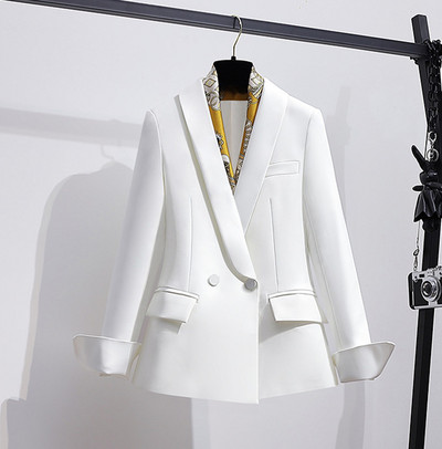 Vintage bikškostīmi sievietēm Biznesa Eleganti Profesionāli Biroja apģērbi Divdaļīgi Bikses Uzvalki Sieviešu kostīmi Liela izmēra žakete