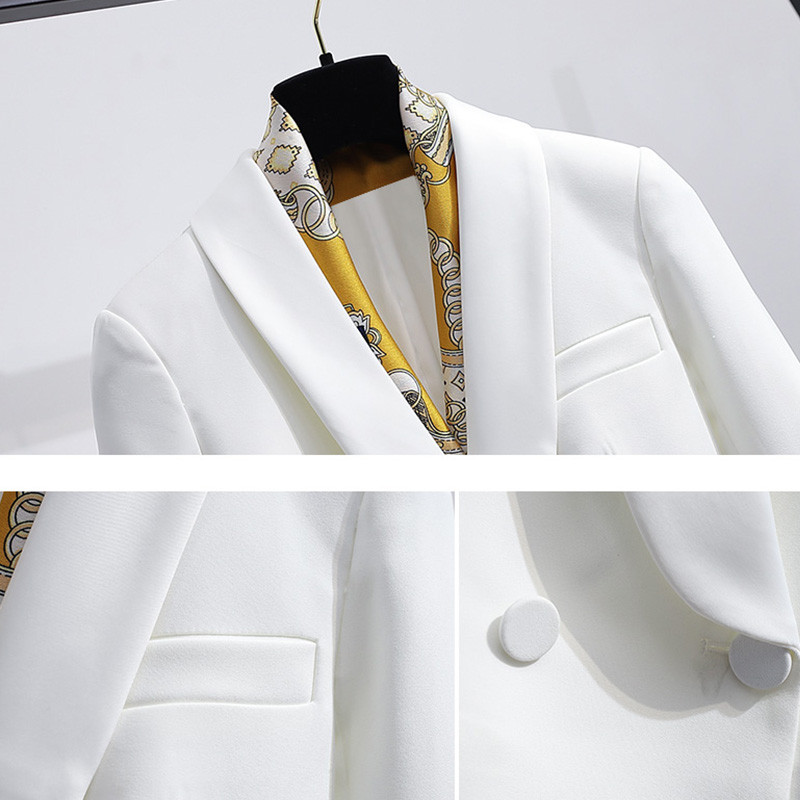 Vintage bikškostīmi sievietēm Biznesa Eleganti Profesionāli Biroja apģērbi Divdaļīgi Bikses Uzvalki Sieviešu kostīmi Liela izmēra žakete