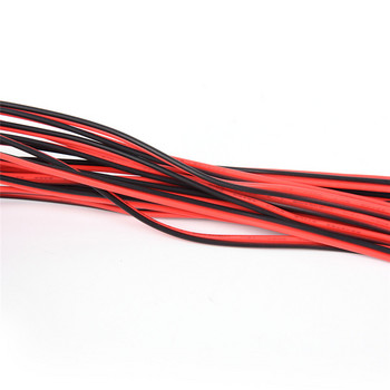 1PC 2Pin 10m Cars Motorcycle Electric Wire καλώδιο Κόκκινο/Μαύρο σύνδεσμος για Led Light Ανθεκτικό