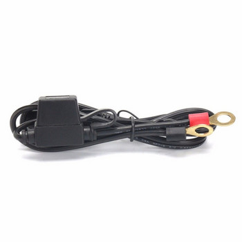 Адаптер за USB кабел за зареждане на батерия за мотоциклет Водоустойчиво USB зарядно устройство Стенен зарядно устройство Безопасност Надеждно зареждане на батерия USB кабел 12V