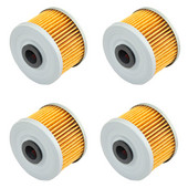 Φίλτρο λαδιού μοτοσικλέτας 4 τμχ για Kawasaki KFX450 KLX110 KSR110 BN125 BX125 KLX125 Z125 KLX140 BX250 KL250 KLX300 KLX450 KX450 Z250