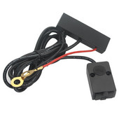 Încărcător pentru telefon pentru motociclete, 5V 3A, Adaptor cablu USB pentru ghidon, încărcare rapidă, cu indicator de comutator pentru tableta telefonului mobil
