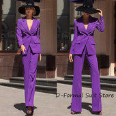 Set de damă din două piese, elegant, dublu piept, jachetă+pantaloni, temperament, modă, costume cu blazer de lux