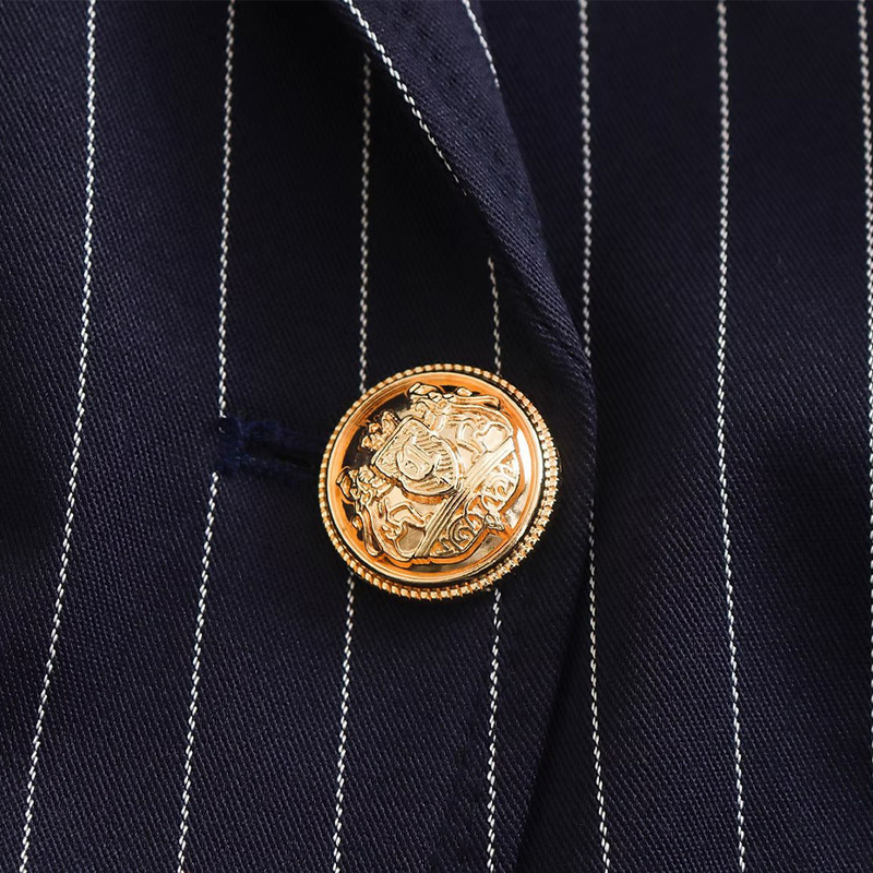 ΓΥΝΑΙΚΕΙΑ TRAF Νέα Pinstripe Διπλό Σακάκι Κοστούμι Μόδα Ιδιοσυγκρασία Γραφείο Γυναικείο Κομψό Μπλέιζερ Σετ δύο τεμαχίων 8151424