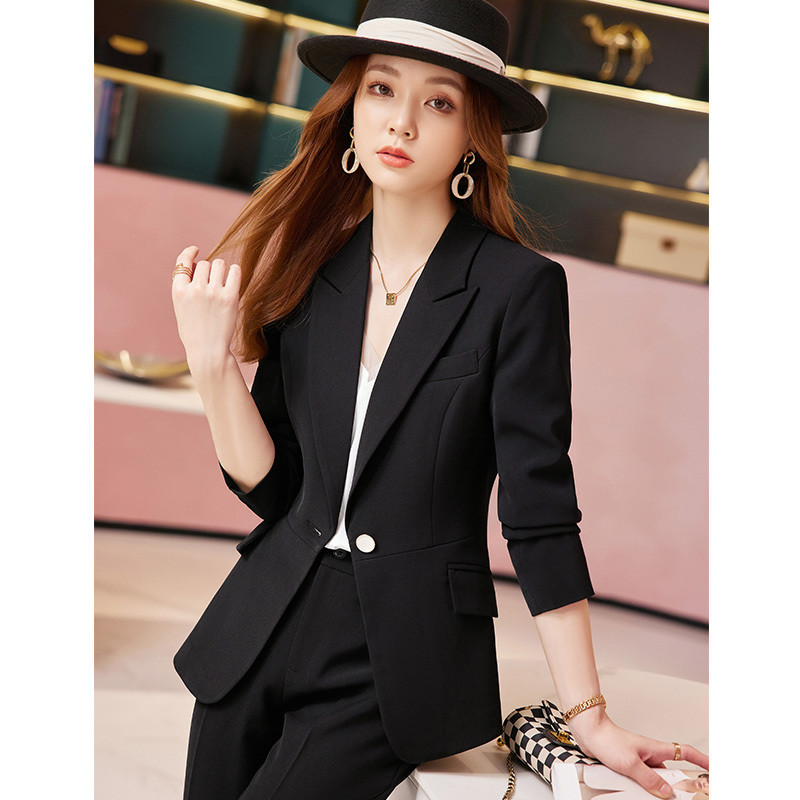Modele de uniforme formale Costume cu pantaloni pentru femei Imbracaminte de lucru pentru afaceri Costume cu pantaloni si jachete Manta Pantaloni profesionali Blazere