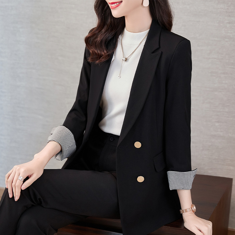 Tesatura de înaltă calitate, modele de uniforme formale, costume cu pantaloni, toamnă, iarnă, femei, îmbrăcăminte profesională de afaceri, stiluri OL, set de blazere