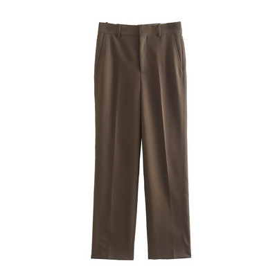 PB&ZA Costum pentru femei Blazere și pantaloni 2022, la modă, stil retro, unisex, solid, toamnă, set de îmbrăcăminte pentru femei, haine largi 2761248