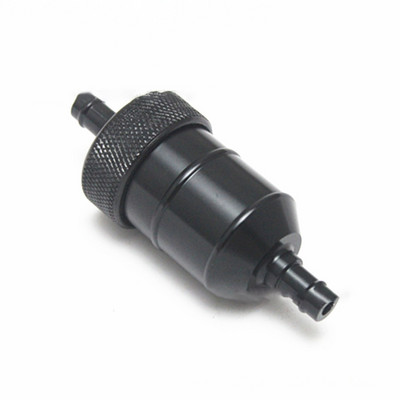 Filtru universal de 8 mm pe benzină, pe gaz, pentru curățarea filtrului de combustibil, din aliaj de aluminiu, pentru motocicletă, groapă, motocicletă, ATV, ulei, gaz, benzină, filtru de ulei