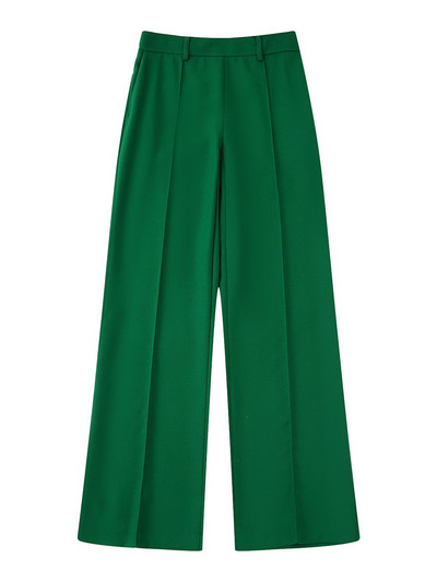 XNWMNZ 2022 pentru femei, la modă, la două piese, verde, blazer verde, sau pantaloni cu fermoar lateral cu talie înaltă, seturi de două piese șic pentru femei